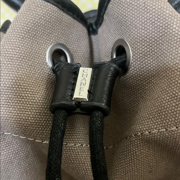 Chanel Gray Drawstring Bag - Picture 5 of 8